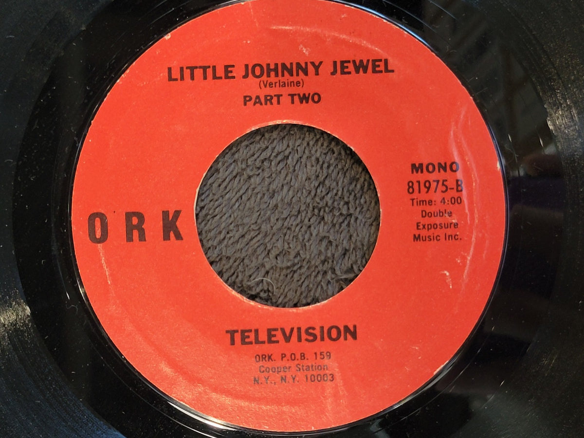TELEVISION LITTLE JOHNNY JEWEL FIRST PRESSING ORK 81975 MONO TOM VERLAINE]