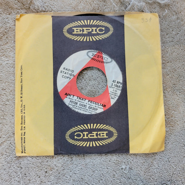 PETER IVERS GROUP AINT THAT PECULIAR CLARENCE O'DAY WHITE LABEL PROMO WLP