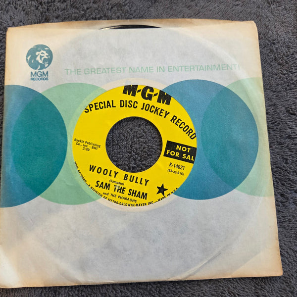 SAM THE SHAM WOOLY BULLY PROMO  DJ COPY MGM K-14021 AIN'T GONNA MOVE