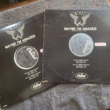 PAUL MCCARTNEY WINGS MAYBE IM AMAZED CAPITOL MONO STEREO PROMO