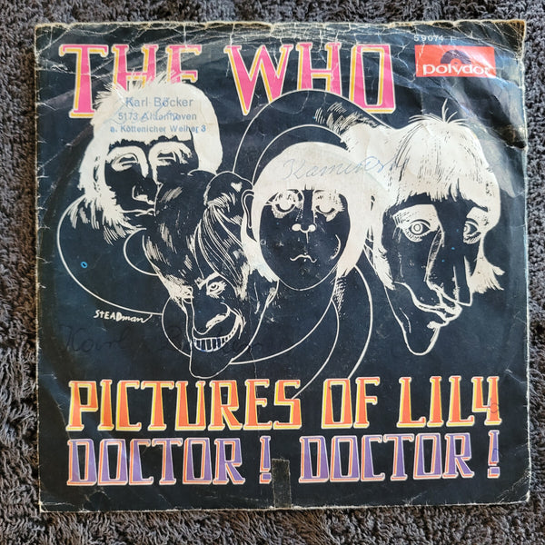 WHO PICTURES OF LILY DOCTOR DOCTOR IMPORT PS PICTURE SLEEVE