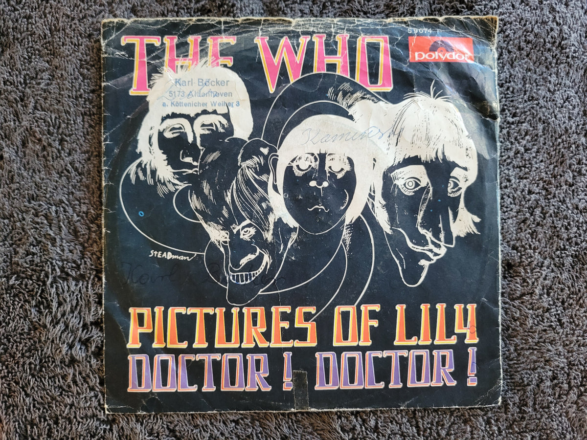 WHO PICTURES OF LILY DOCTOR DOCTOR IMPORT PS PICTURE SLEEVE