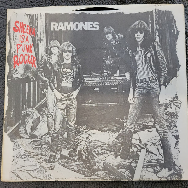 RAMONES SHEENA IS A PUNK ROCKER PROMO MONO PICTURE SLEEVE RE SIRE SRE 1006