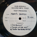 MARYS DANISH UNDERWATER TEST PRESSING HUB-SERVALL SPECIAL NON COMMERCIAL EP