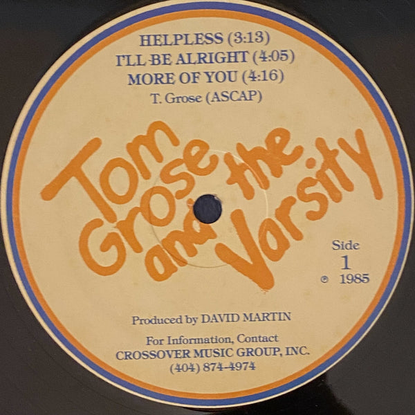 TOM GROSE AND THE VARSITY I'LL BE ALRIGHT