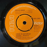 DAVID BOWIE DRIVE IN SATURDAY ROUND AND ROUND 4 PRONG CENTER HOLE UK IMPORT