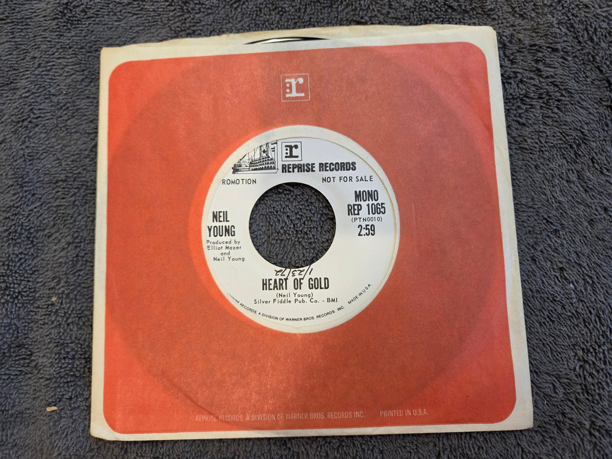 NEIL YOUNG HEART OF GOLD WHITE LABEL PROMO MONO REPRISE REP 1065