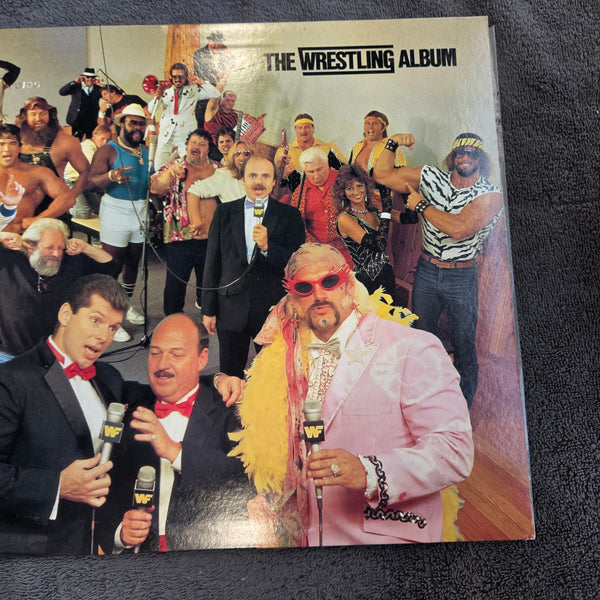 WRESTLERS THE WRESTLING ALBUM HULK HOGAN ROWDY RODDY PIPER WWF VINCE MCMAHON
