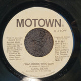 CARL BEAN I WAS BORN THIS WAY WHITE LABEL PROMO WLP DJ COPY