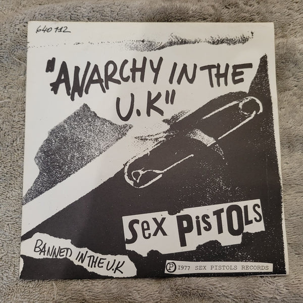 SEX PISTOLS ANARCHY IN THE IMPORT PICTURE SLEEVE FRANCE