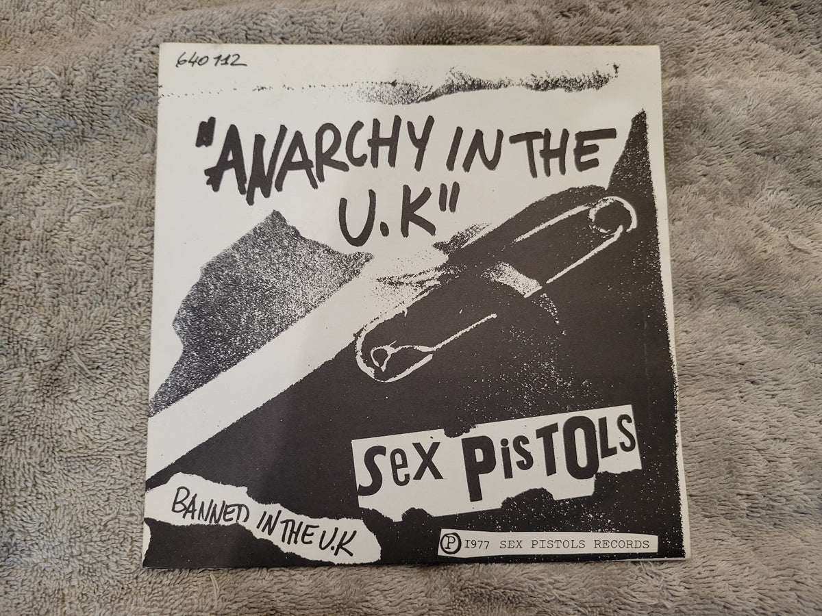SEX PISTOLS ANARCHY IN THE IMPORT PICTURE SLEEVE FRANCE
