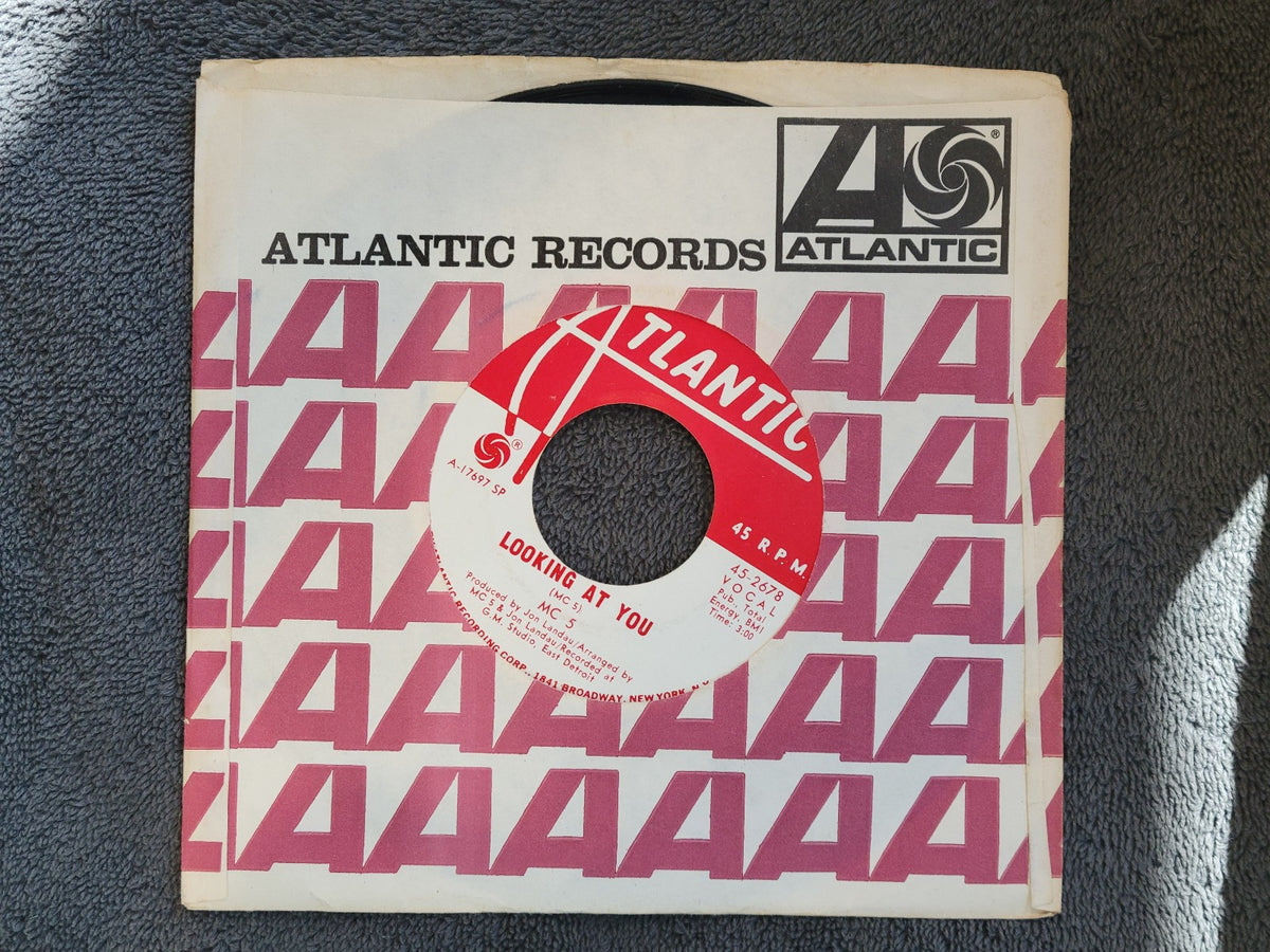 MC5 TONIGHT LOOKING AT YOU TONIGHT WHITE LABEL PROMO ATLANTIC 45-2678 WLP