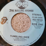ROLLING STONES TUMBLING DICE WHITE LABEL PROMO PLUG SIDE BLUE LABEL RS-19103