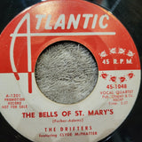 DRIFTERS WHITE CHRISTMAS WHITE LABEL PROMO BELLS OF ST. MARY'S ATLANTIC 45-1048