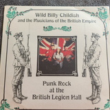 WILD BILLY CHILDISH MUSICIANS BRITISH EMPIRE PUNK ROCK AT BRITISH LEGION HALL