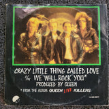 QUEEN  CRAZY LITTLE THING CALLED LOVE WE WILL ROCK YOU IMPORT PS PICTURE SLEEVE