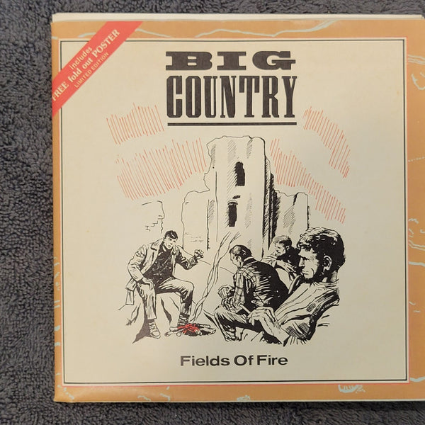 BIG COUNTRY FIELDS OF FIRE PROMO POSTER