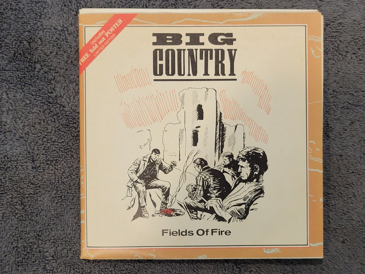 BIG COUNTRY FIELDS OF FIRE PROMO POSTER