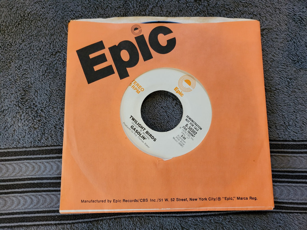 GASOLIN' GASOLINE  TWILIGHT BIRDS WHITE LABEL PROMO WLP EPIC 8-50302 MONO