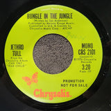 JETHRO TULL BUNGLE IN THE JUNGLE MONO PROMO PICTURE SLEEVE CHRYSALIS CRS 2101