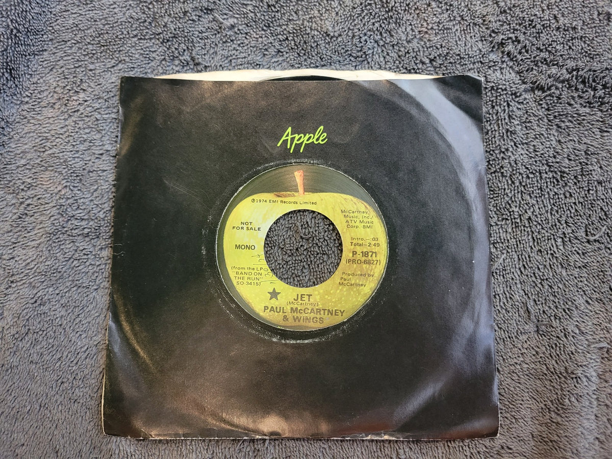 PAUL MCCARTNEY & WINGS JET LONG SHORT VERSION PROMO MONO P-1871 PRO-6827