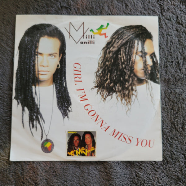 MILLI VANILLI GIRL IM GONNA MISS YOU GERMAN IMPORT