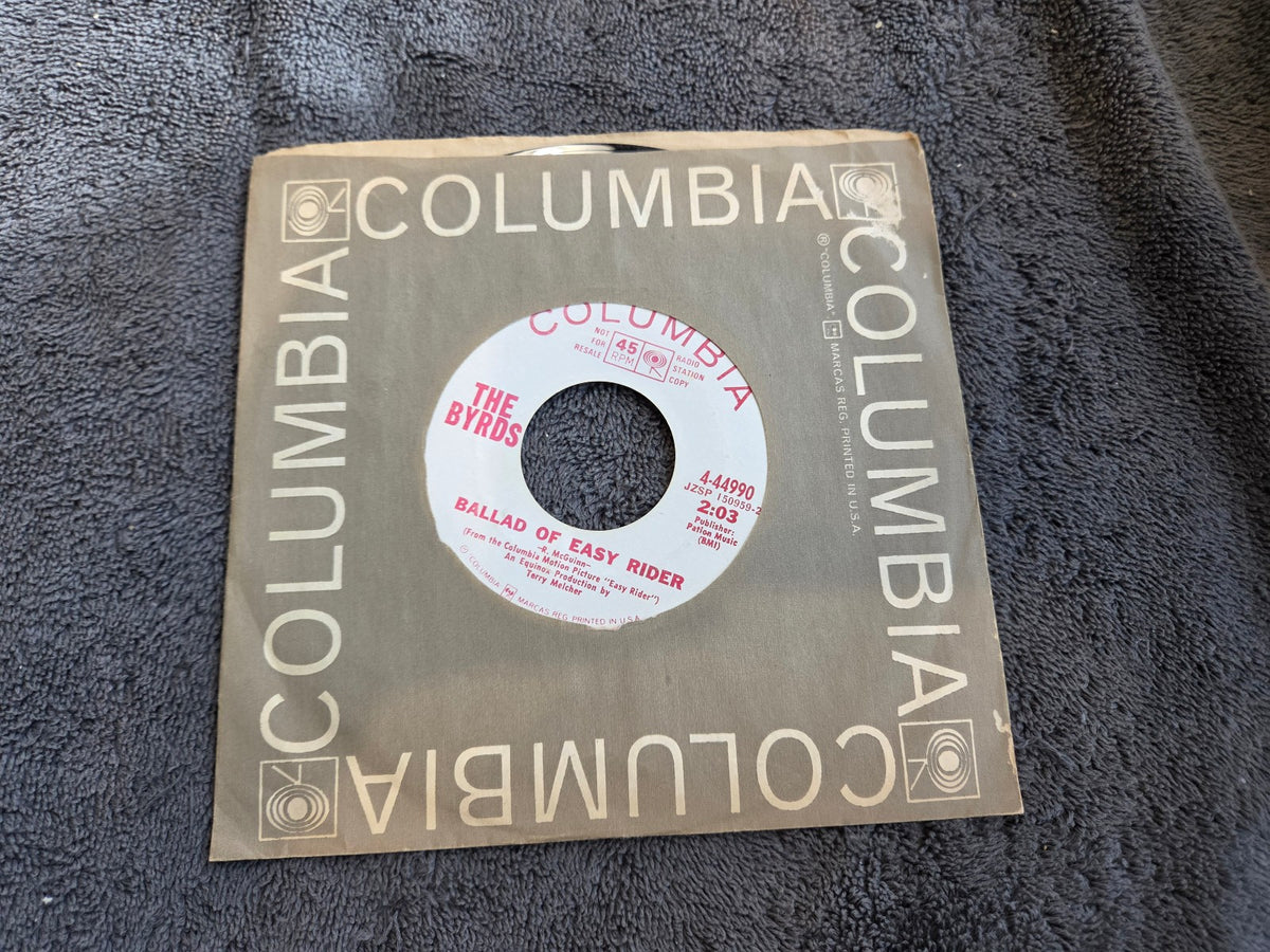 BYRDS BALLAD OF EASY RIDER WHITE LABEL PROMO WASN'T BORN TO FOLLOW 4-44990
