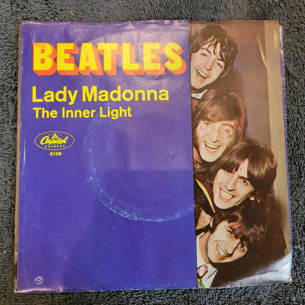 BEATLES LADY MADONNA PICTURE SLEEVE THE INNER LIGHT CAPITOL 2138