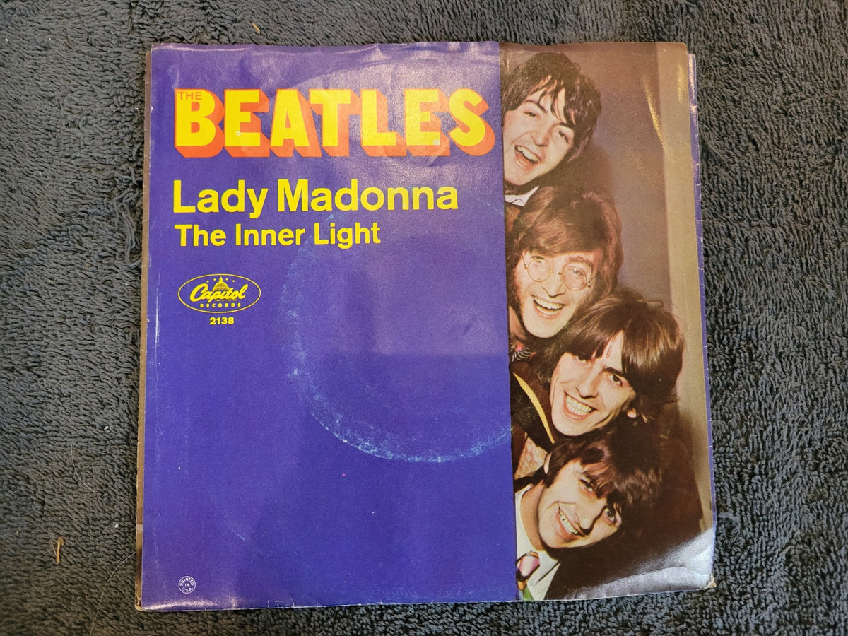 BEATLES LADY MADONNA PICTURE SLEEVE THE INNER LIGHT CAPITOL 2138