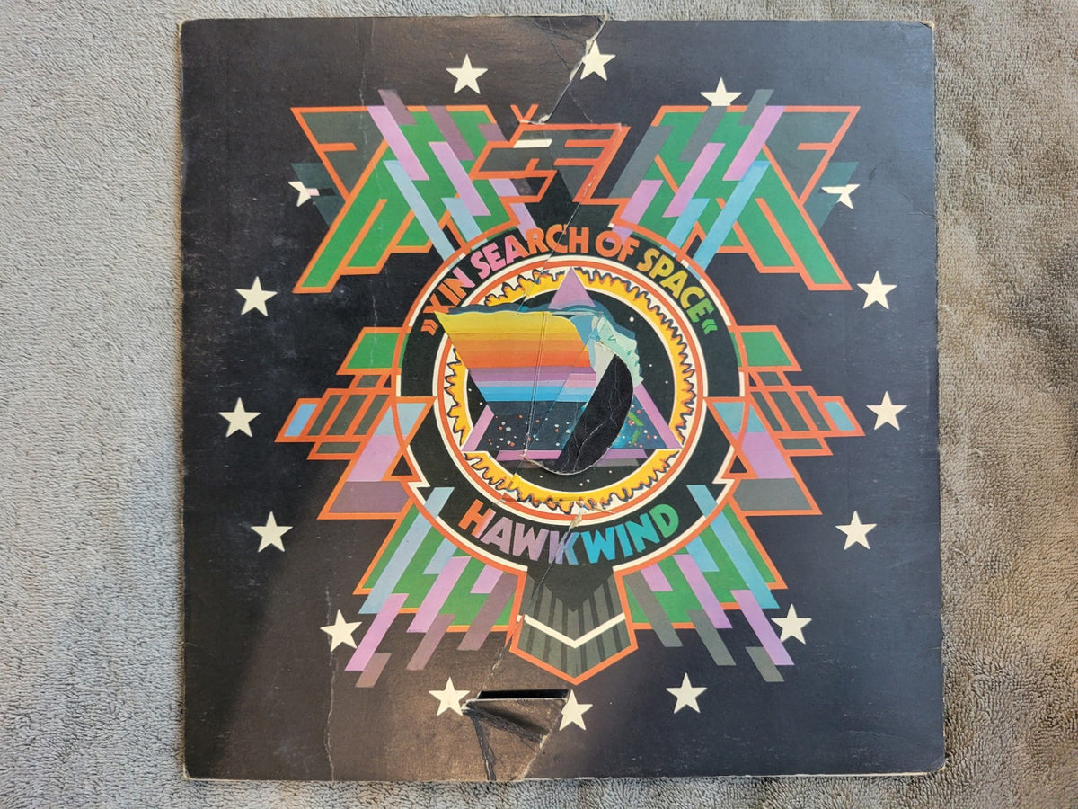 HAWKWIND IN SEARCH OF SPACE 1977 FOLDOUT GIMMICK COVER UK IMPORT