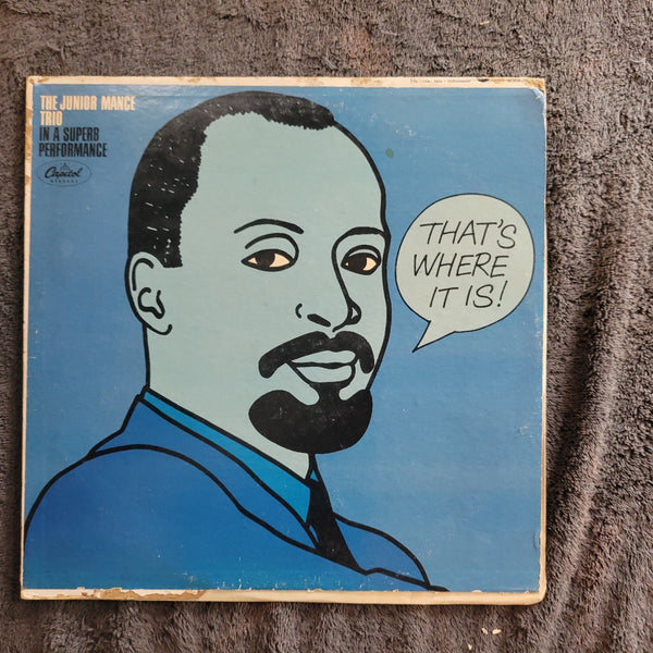 JUNIOR MANCE TRIO THATS WHERE IT IS CAPITOL