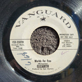 ELIZABETH MARY ANNE WHITE LABEL PROMO PICTURE SLEEVE WLP VANGUARD