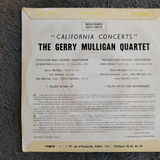 GERRY MULLIGAN CALIFORNIA CONCERTS IMPORT PS PICTURE SLEEVE