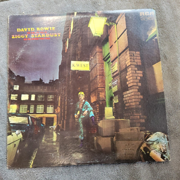 DAVID BOWIE ZIGGY STARDUST AND THE SPIDERS FROM MARS FIRST PRESSING DYNAFLEX