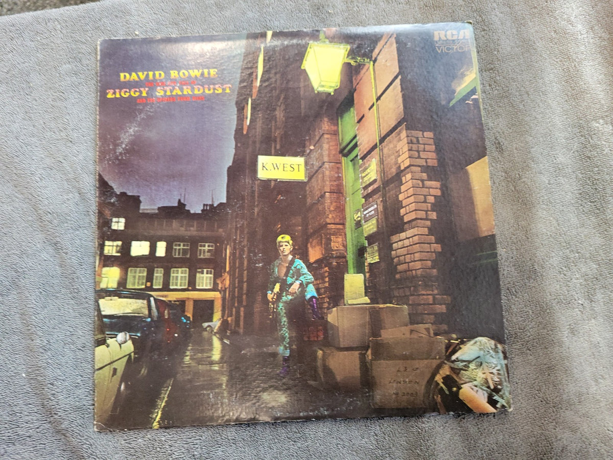 DAVID BOWIE ZIGGY STARDUST AND THE SPIDERS FROM MARS FIRST PRESSING DYNAFLEX