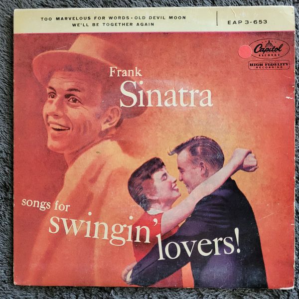 FRANK SINATRA SONGS FOR SWINGING LOVERS IMPORT PS PICTURE SLEEVE