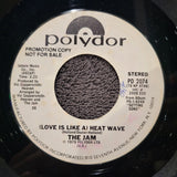 JAM (LOVE IS LIKE A) HEAT WAVE WHITE LABEL PROMO  WLP PAUL WELLER