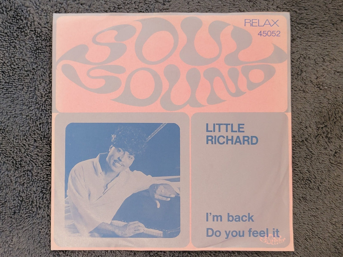 LITTLE RICHARD I'M BACK DO YOU FEEL IT PS PICTURE SLEEVE IMPORT