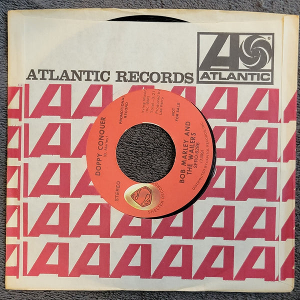 BOB MARLEY AND THE WAILERS DOPPY CONQUER PROMO MONO SHELTER P-7309