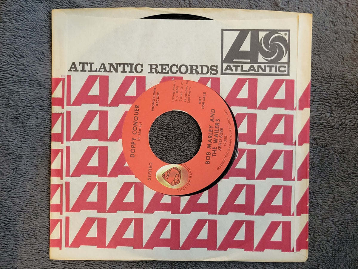 BOB MARLEY AND THE WAILERS DOPPY CONQUER PROMO MONO SHELTER P-7309