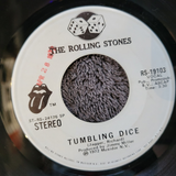 ROLLING STONES TUMBLING DICE  WHITE LABEL PROMO MONO RS-19103