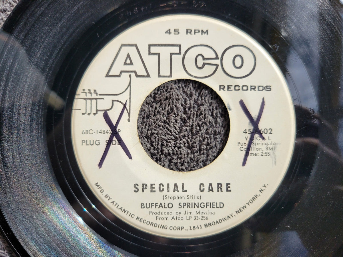 BUFFALO SPRINGFIELD SPECIAL CARE WHITE LABEL PROMO WLP NEIL YOUNG STEPHEN STILLS