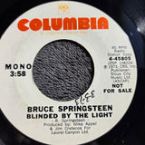 BRUCE SPRINGSTEEN BLINDED BY THE LIGHT PICTURE SLEEVE PROMO MONO 4-45805 WLP