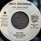 WHO LOVE REIGN O'ER ME WHITE LABEL PROMO MONO QUADROPHENIA MC-40152