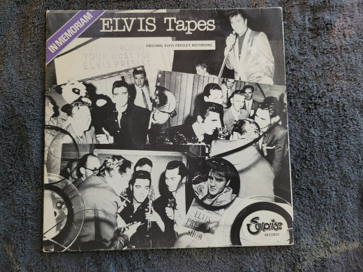 ELVIS PRESLEY THE ELVIS TAPES IMPORT BELGIUM SURPRISE IN MEMORIAM
