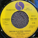 RAMONES SHEENA IS A PUNK ROCKER PROMO MONO PICTURE SLEEVE RE SIRE SRE 1006