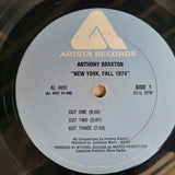 ANTHONY BRAXTON NEW YORK FALL 1974 GATEFOLD