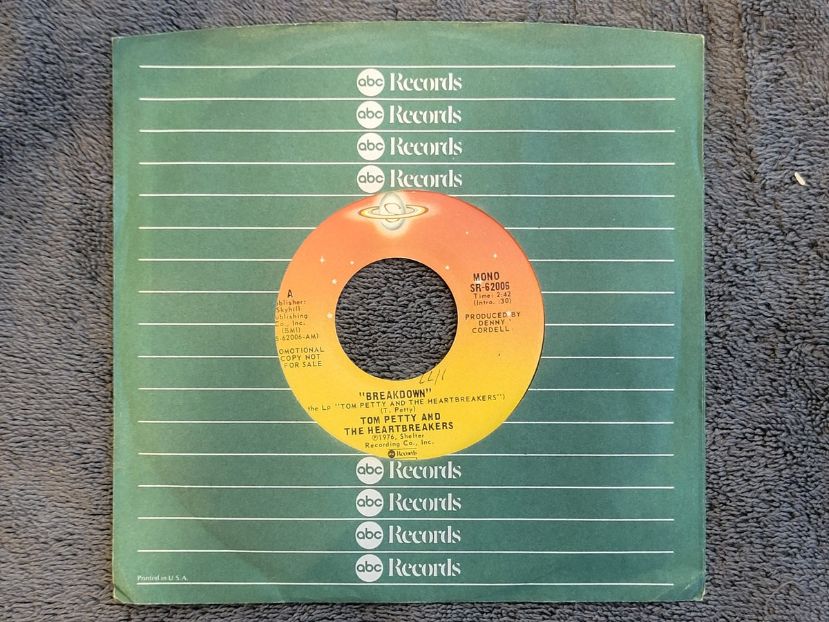 TOM PETTY AND THE HEARTBREAKERS BREAKDOWN MONO SR-62006 PROMO