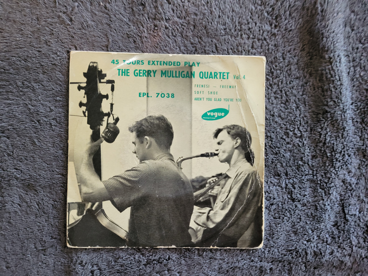 GERRY MULLIGAN QUARTET S/T SELF TITLED VOL 4 IMPORT FRANCE VOGUE PICTURE SLEEVE