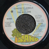 WAILERS CONCRETE JUNGLE NO MORE TROUBLE BOB MARLEY MONO ISLAND 1215